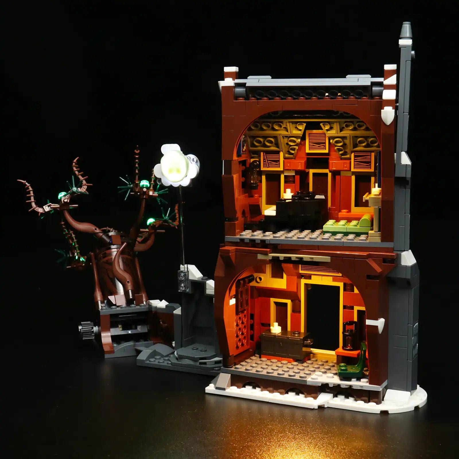 zene bricks LEGO The Shrieking Shack & Whomping Willow™ #76407 Light Kit