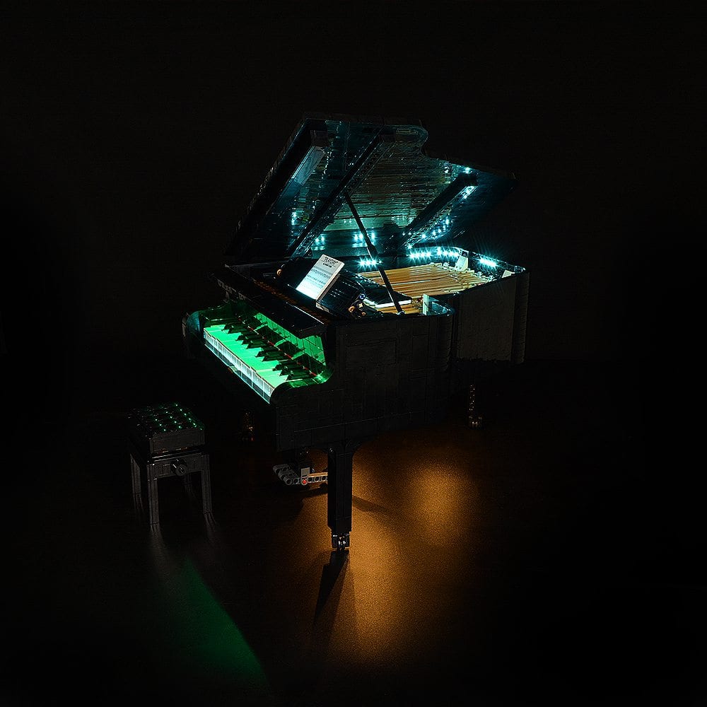 zene bricks LEGO Grand Piano #21323 Light Kit