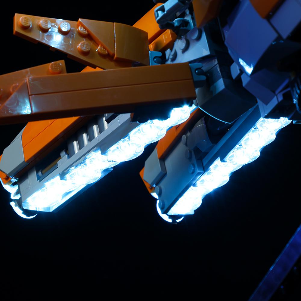 zene bricks LEGO Guardians Ship #76193 Light Kit