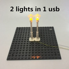 Traffic Light For City Series Bricks Block Model