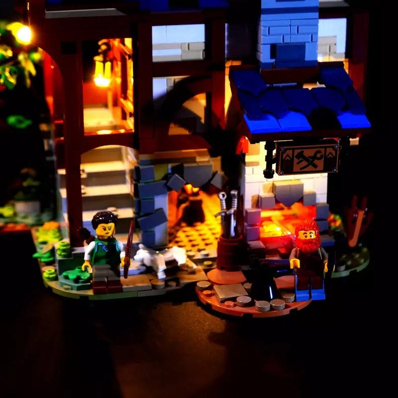 zene bricks LEGO Medieval Blacksmith #21325 Light Kit