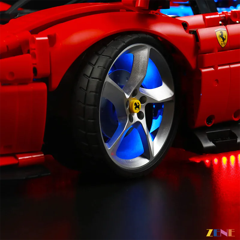 zene bricks LEGO Ferrari Daytona SP3 #42143 (Ver. 3) Light Kit