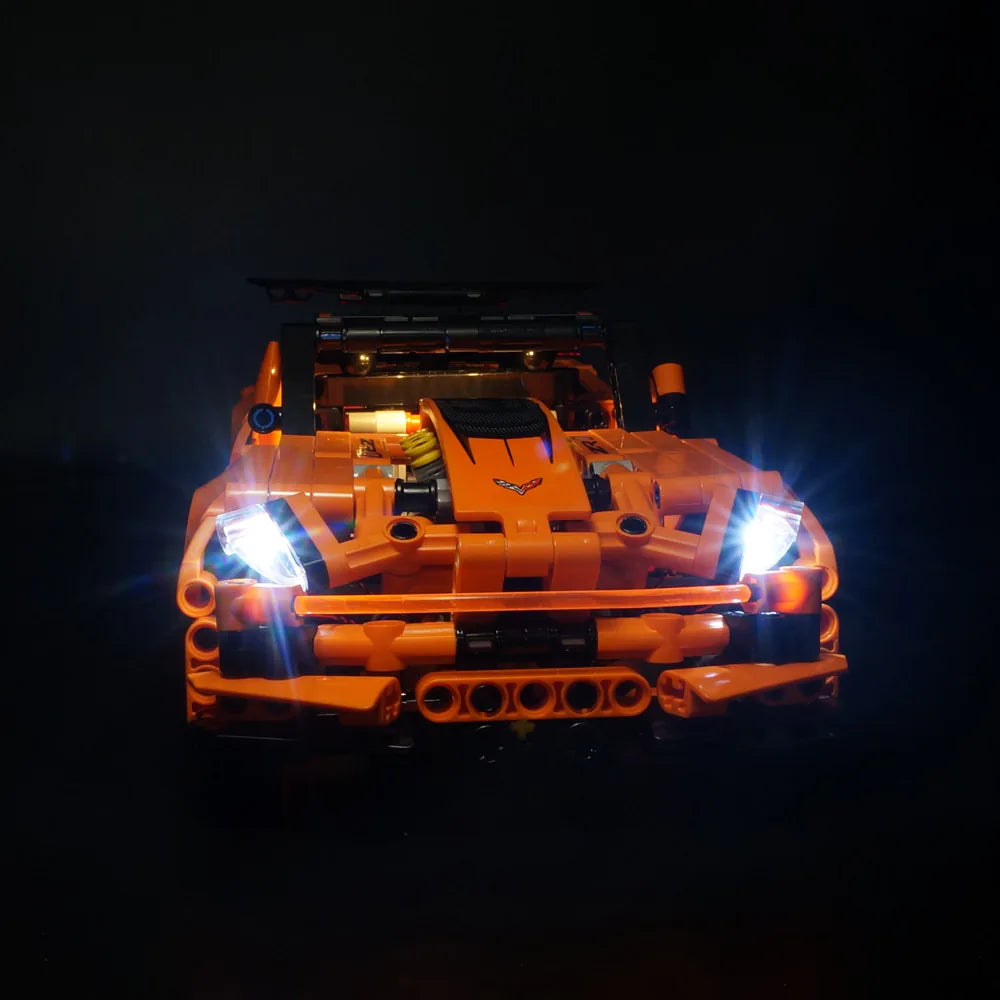 zene bricks Light Kit for LEGO Corvette ZR1 #42093