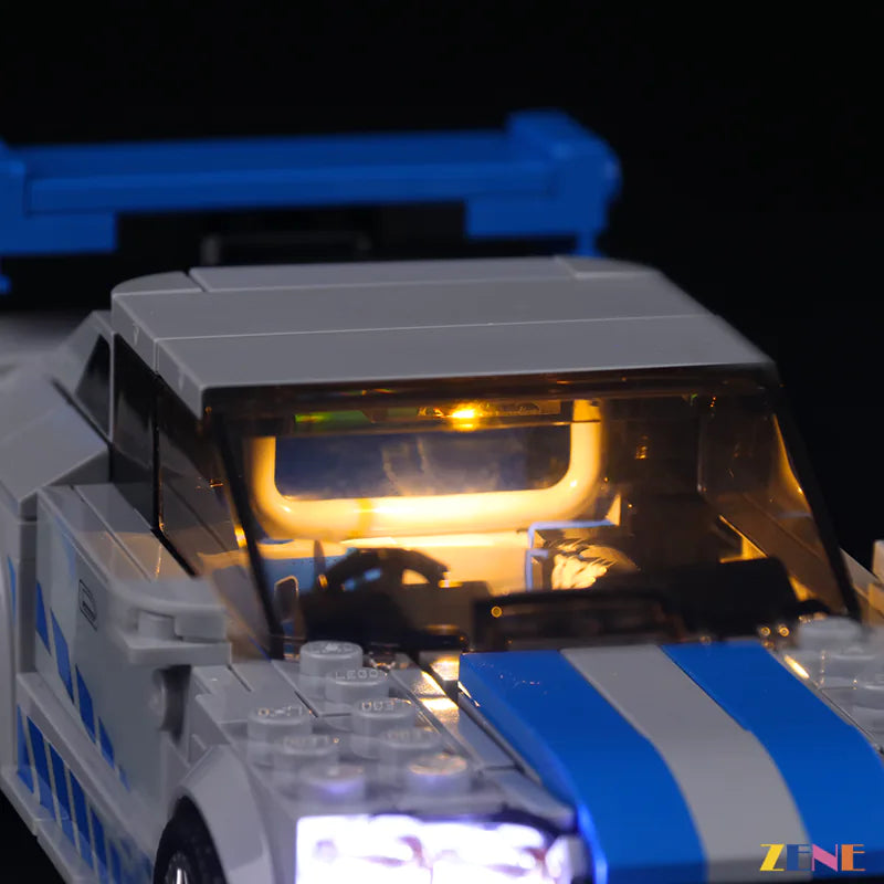 zene bricks LEGO Fast Furious Nissan GT-R (R34) #76917 Light Kit