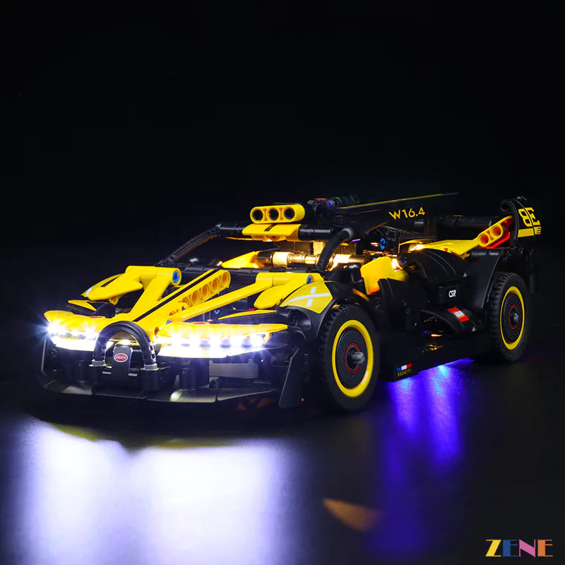 Lego technic bugatti lights cheap