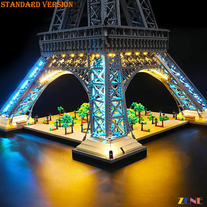 zene bricks LEGO Eiffel Tower #10307 Light Kit Multi Color