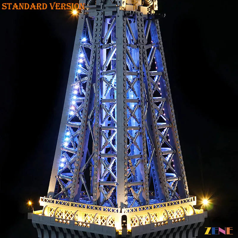 zene bricks LEGO Eiffel Tower #10307 Light Kit Multi Color