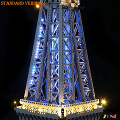 Lego Eiffel Tower 2023 w Light Kit