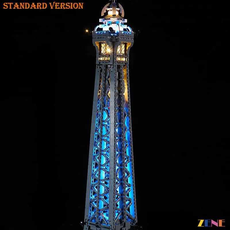 zene bricks LEGO Eiffel Tower #10307 Light Kit Multi Color