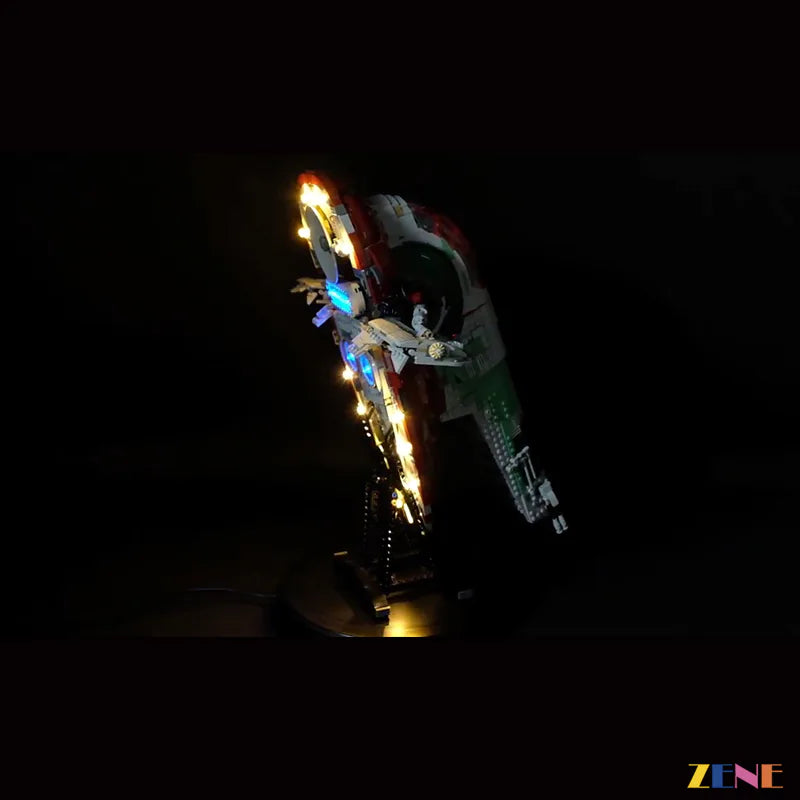 zene bricks Light Kit for LEGO Star Wars™ Slave I #75060