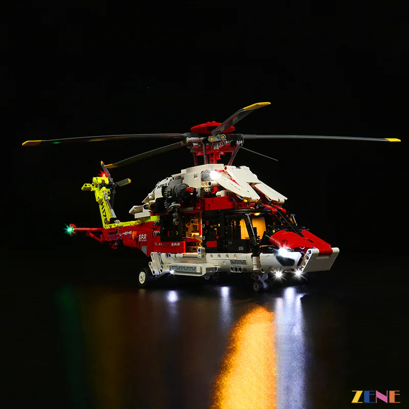 zene bricks LEGO Airbus H175 Rescue Helicopter #42145 Light Kit