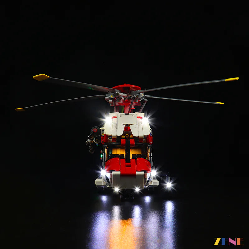 zene bricks LEGO Airbus H175 Rescue Helicopter #42145 Light Kit
