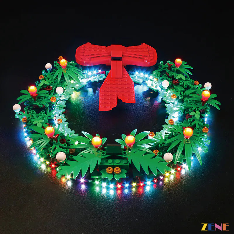 zene bricks LEGO Wreath 2-in-1 #40426 Light Kit