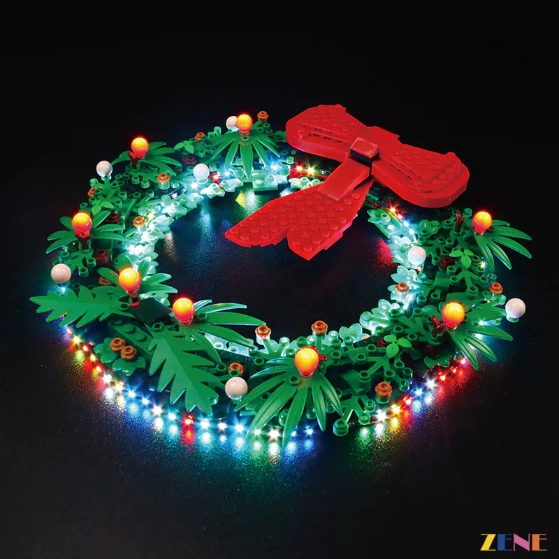 zene bricks LEGO Wreath 2-in-1 #40426 Light Kit