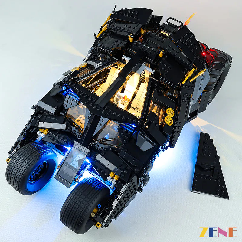 zene bricks Light Kit for DC Batman Batmobile Tumbler #76240 (Ver. 2)
