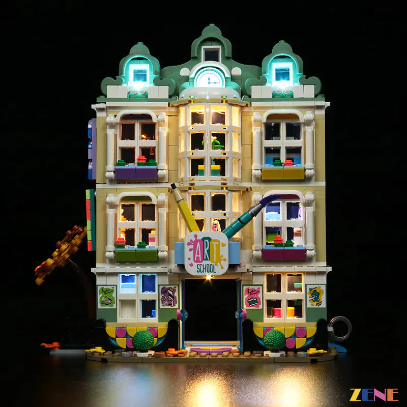 zene bricks LEGO Emma's Art School #41711 Light Kit