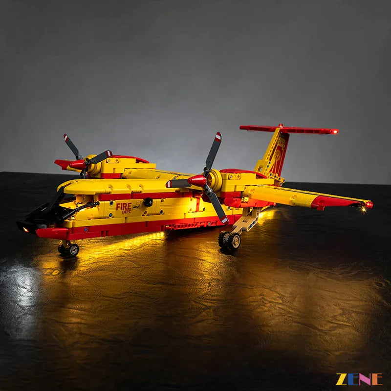 zene bricks Light Kit for LEGO Firefighter Aircraft #42152