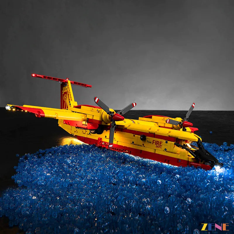 zene bricks Light Kit for LEGO Firefighter Aircraft #42152