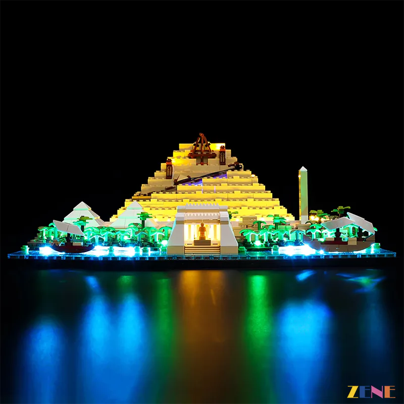 zene bricks LEGO Great Pyramid of Giza #21058 (Ver. 2) Light Kit