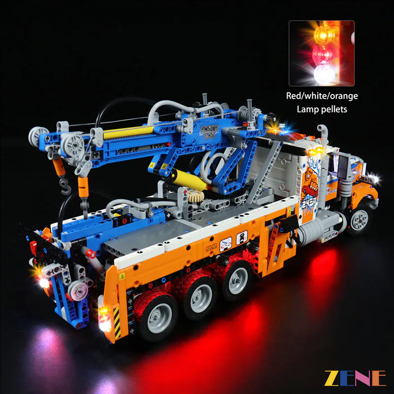 zene bricks Light Kit for Heavy-duty Tow Truck #42128
