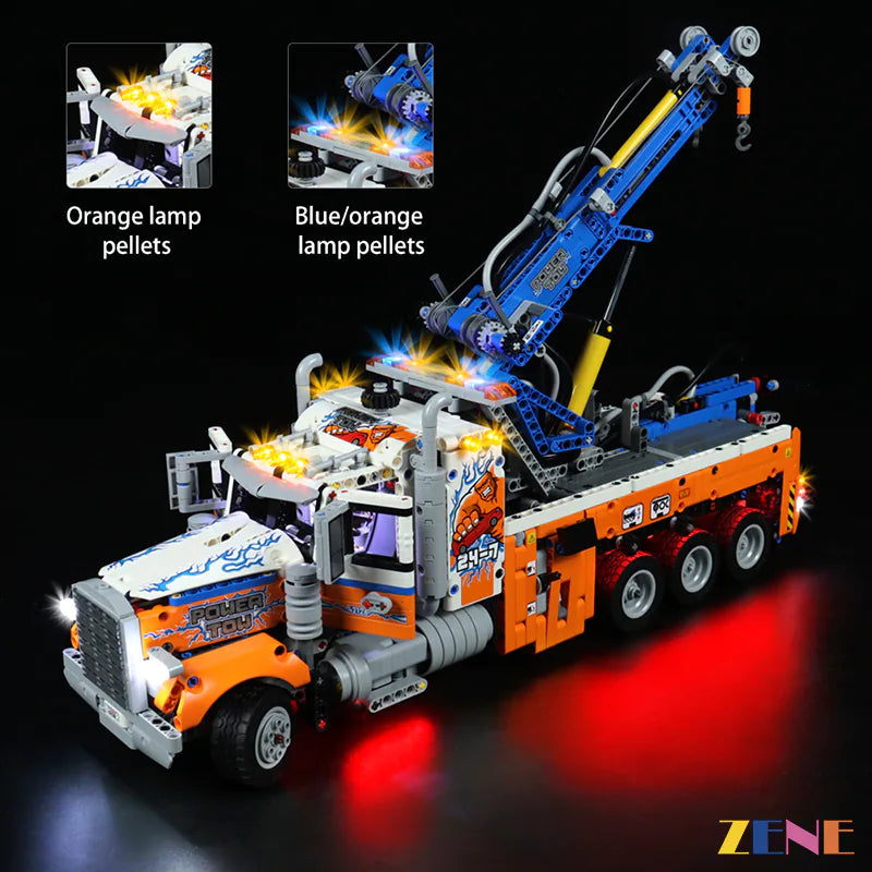zene bricks Light Kit for Heavy-duty Tow Truck #42128