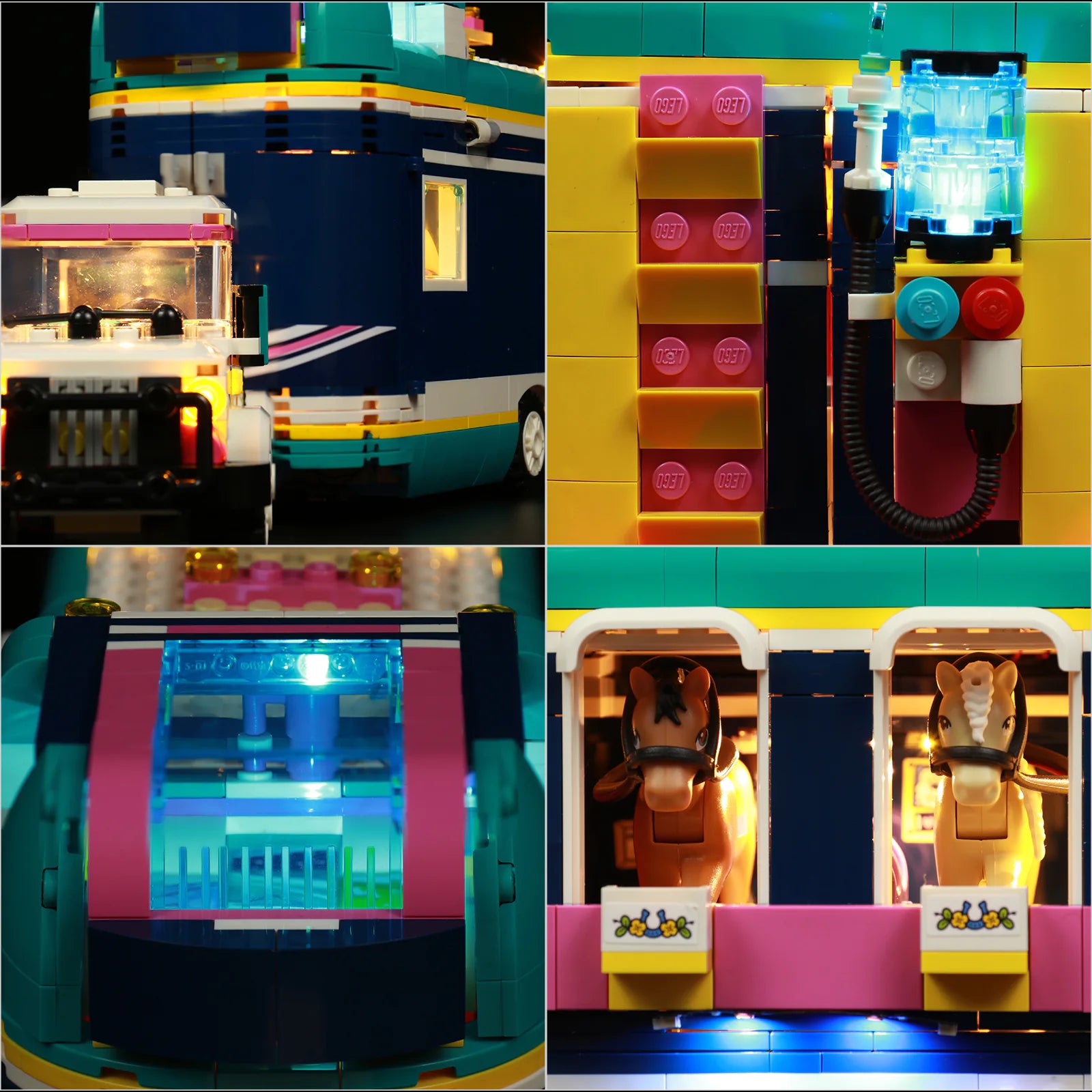 zene bricks LEGO Horse Show Trailer #41722 Light Kit