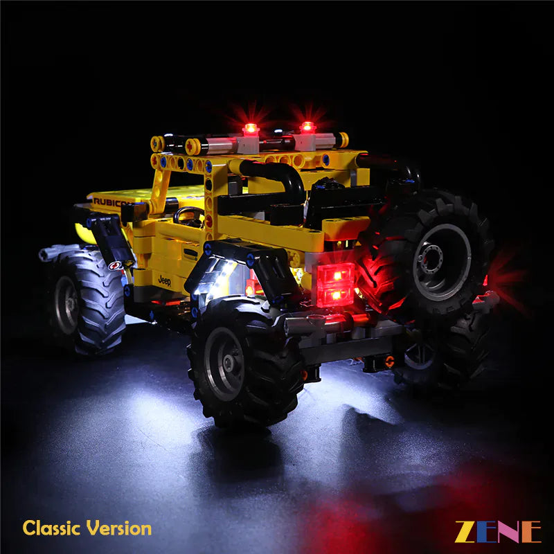 zene bricks Light Kit for LEGO Wrangler Jeep #42122