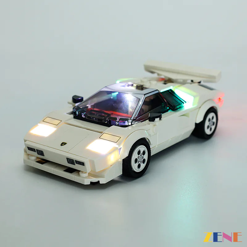 zene bricks LEGO Lamborghini Countach #76908 Light Kit