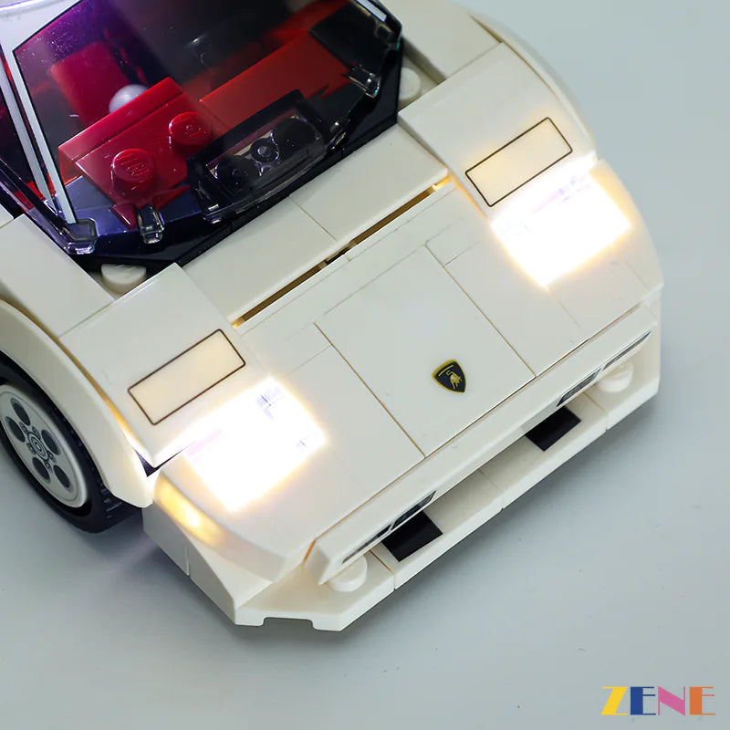 zene bricks LEGO Lamborghini Countach #76908 Light Kit