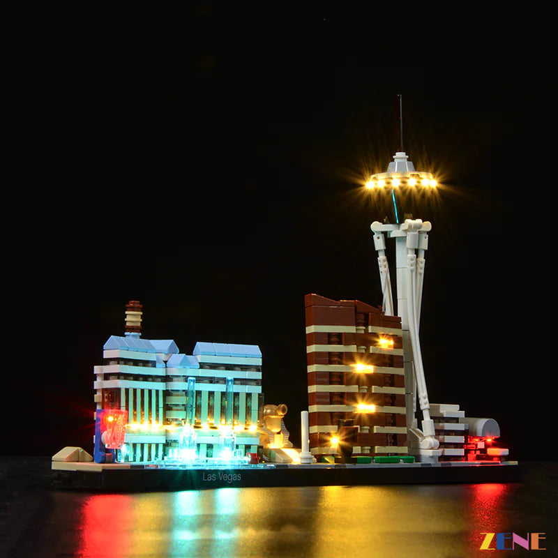 zene bricks LEGO Las Vegas #21047 Light Kit