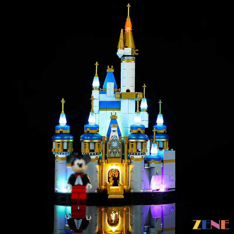 zene bricks LEGO Mini Disney Castle #40478 Light Kit