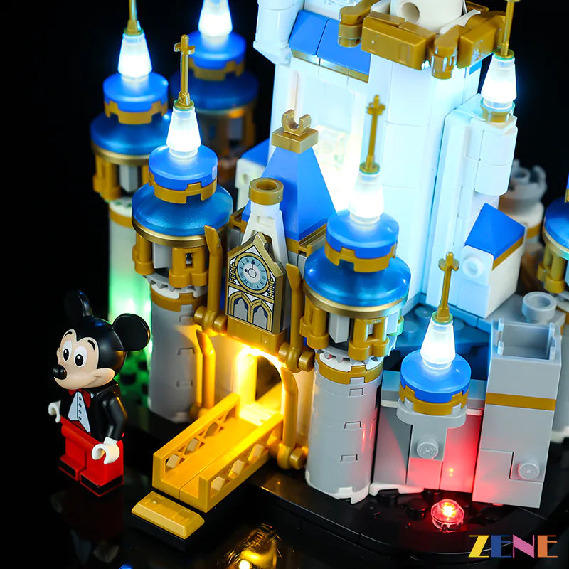 zene bricks LEGO Mini Disney Castle #40478 Light Kit