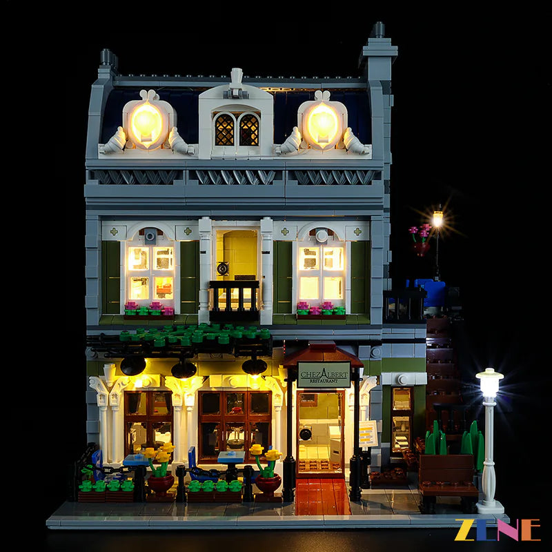 zene bricks LEGO Parisian Restaurant #10243 Light Kit