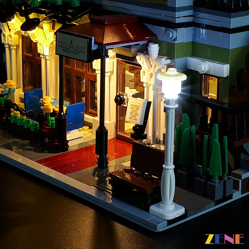 zene bricks LEGO Parisian Restaurant #10243 Light Kit