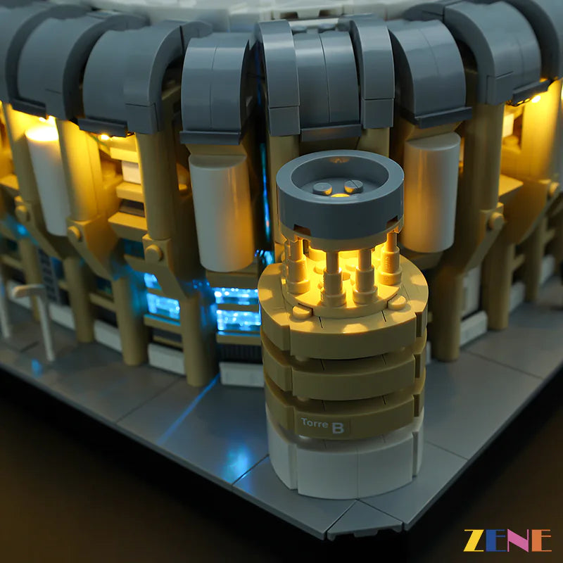 zene bricks LEGO Real Madrid – Santiago Bernabéu Stadium #10299 Light Kit