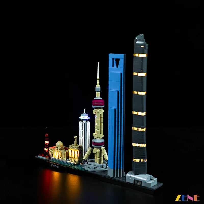 zene bricks LEGO Shanghai #21039 Light Kit