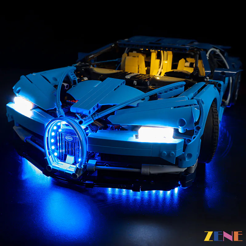 zene bricks Light Kit for LEGO Technic™ Bugatti Chiron #42083