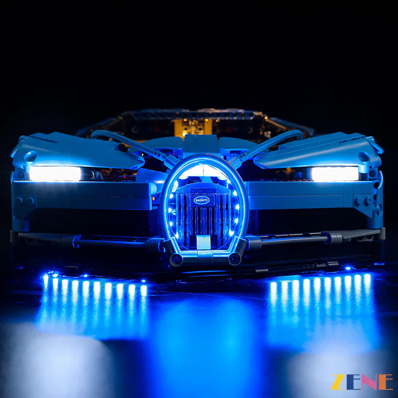 zene bricks Light Kit for LEGO Technic™ Bugatti Chiron #42083