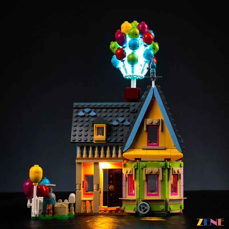zene bricks Light Kit for LEGO Up House #43217
