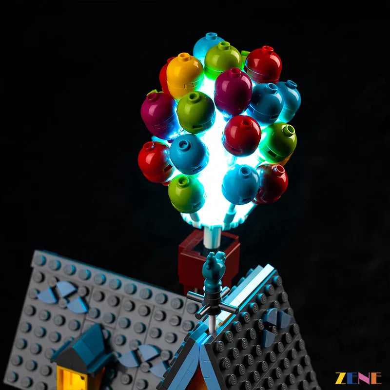 zene bricks Light Kit for LEGO Up House #43217