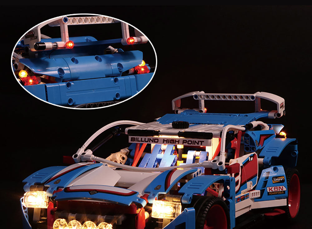 zene bricks LEGO Rally Car #42077 Light Kit