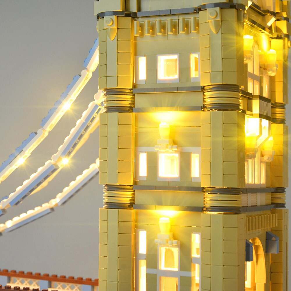 zene bricks LEGO London Tower Bridge #10214 Light Kit