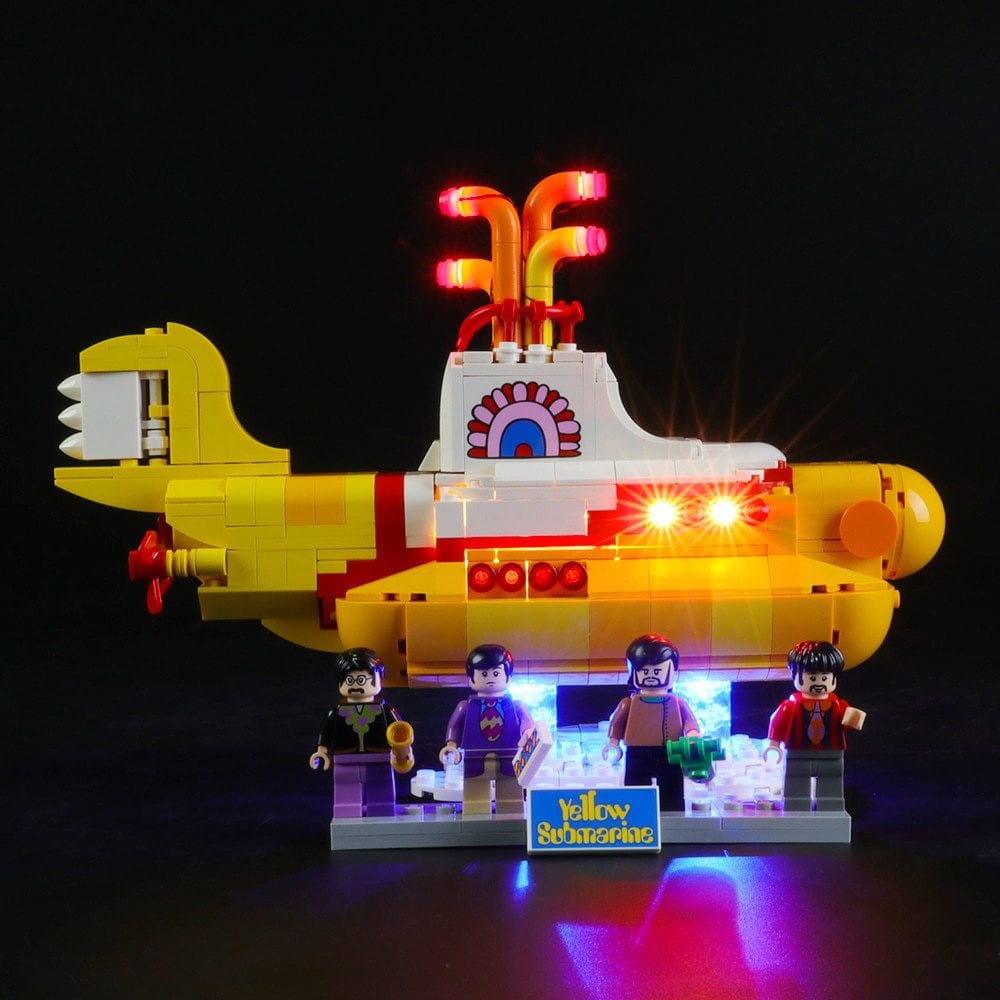 zene bricks LEGO Yellow Sub marine #21306 Light Kit
