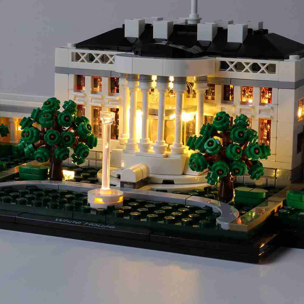 zene bricks LEGO Architecture The White House #21054 Light Kit