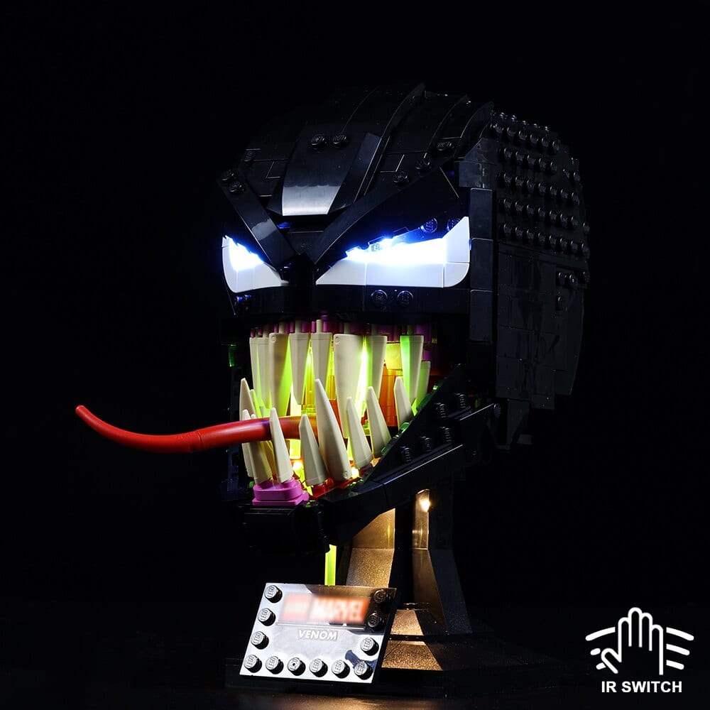 zene bricks LEGO Venom Mask #76187 Light Kit