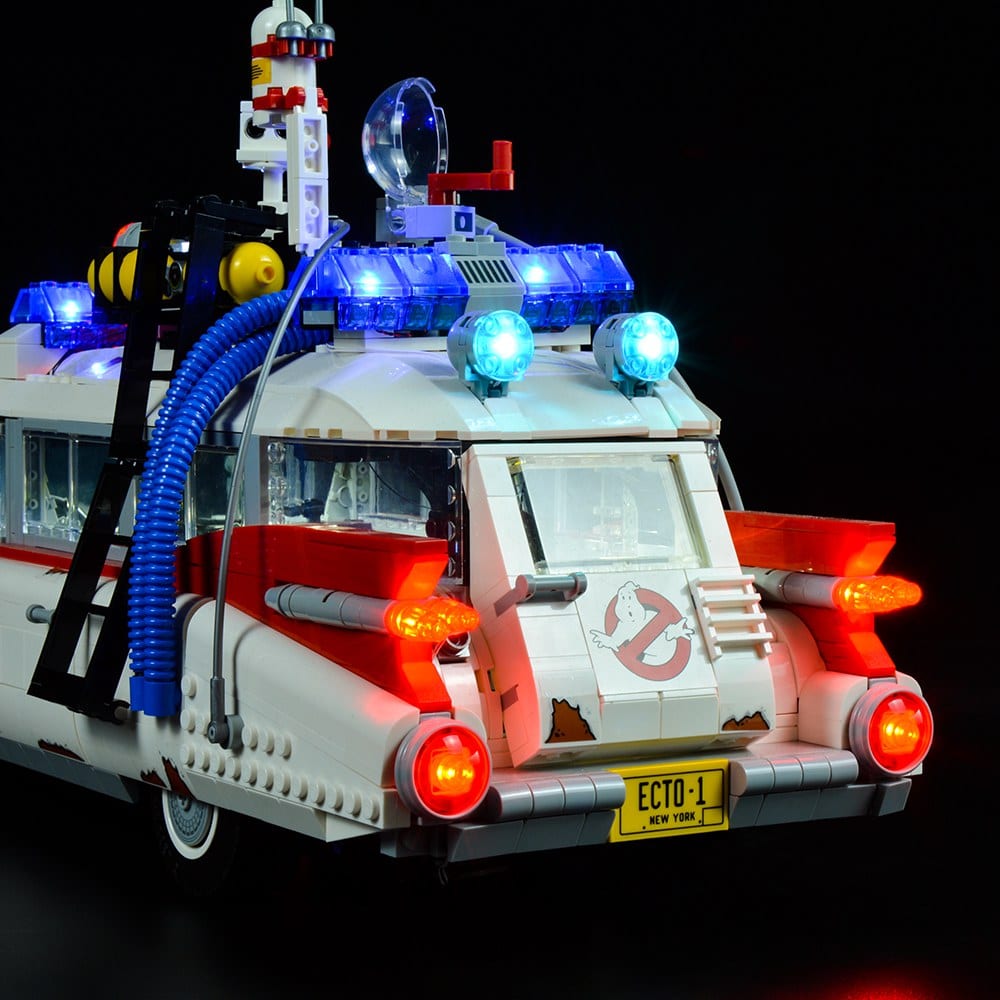 zene bricks Light Kit for LEGO Ghost Busters ECTO-1 #10274 Halloween