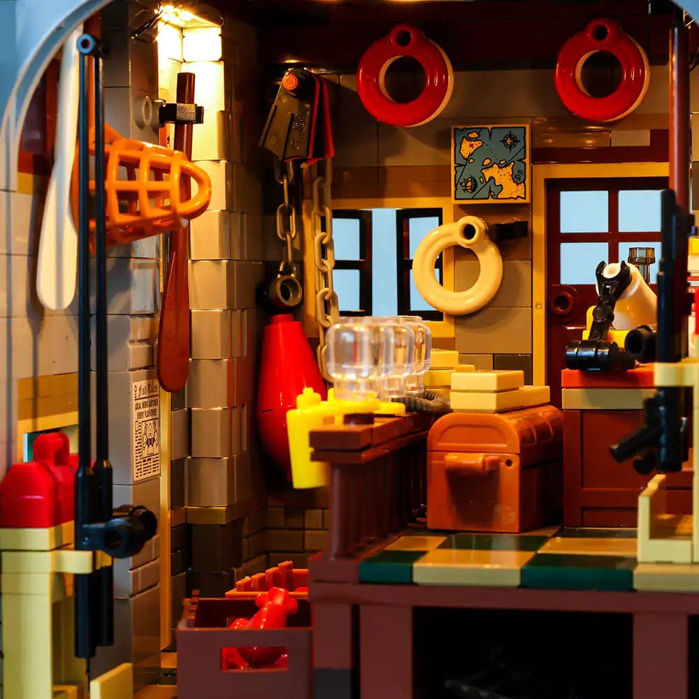 zene bricks LEGO Old Fishing Store  #21310 Light Kit