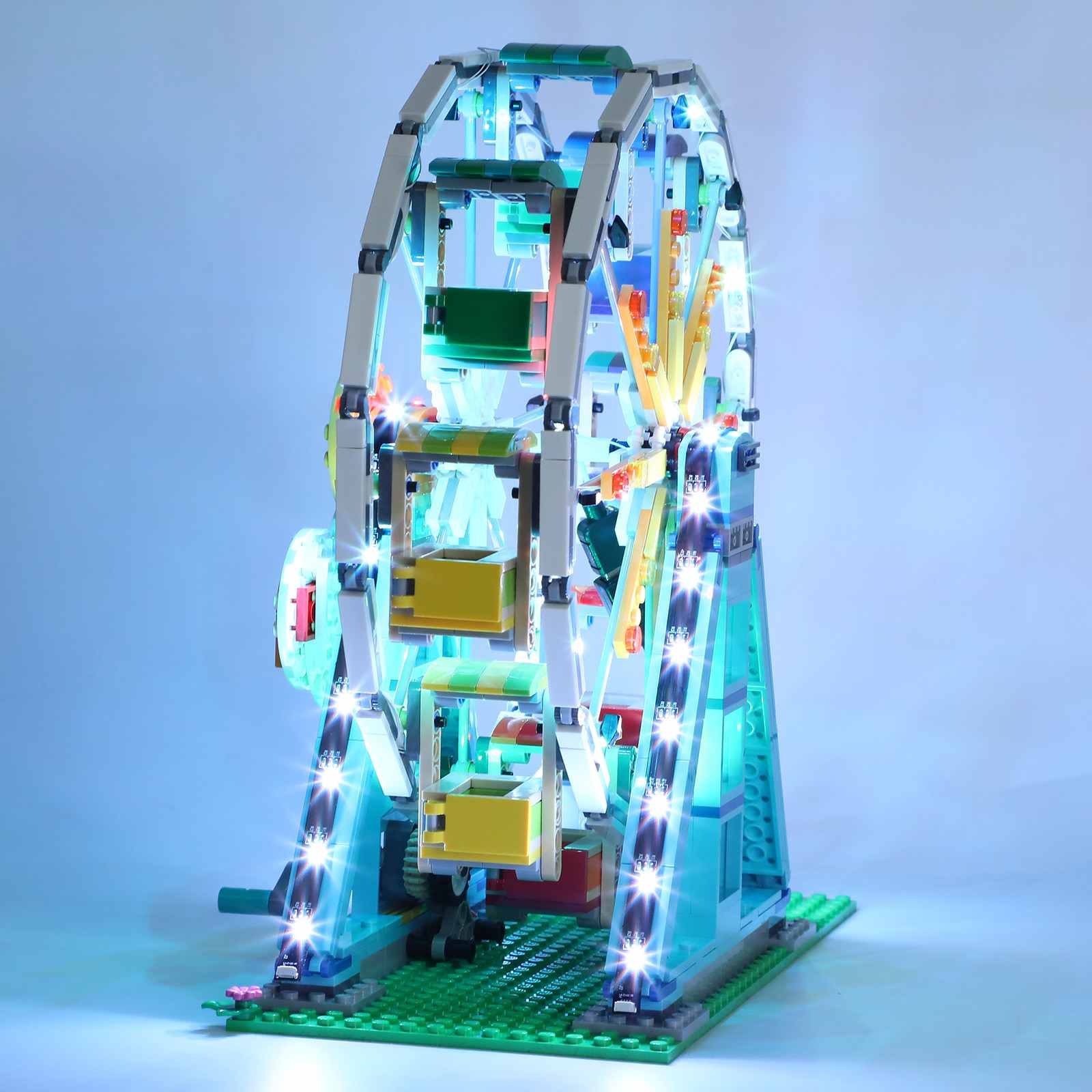 zene bricks LEGO Ferris Wheel #31119 (RC & 12 RGB Colors) Light Kit