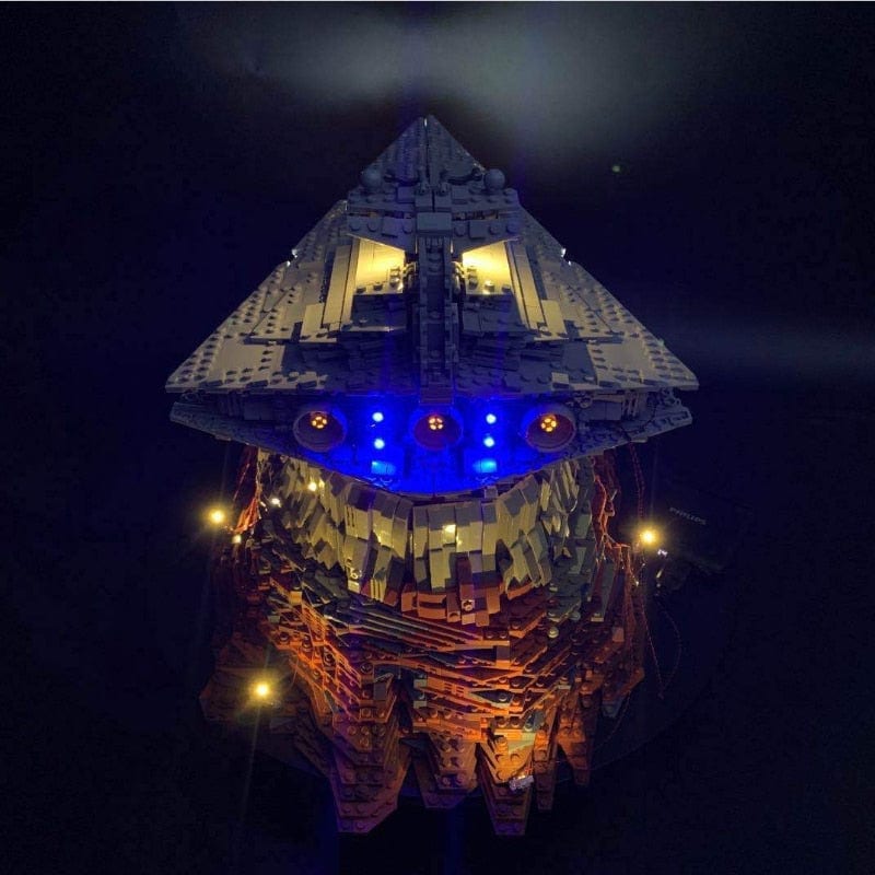 zene bricks LEGO Jedha City and Empire Spaceship #21007 Light Kit