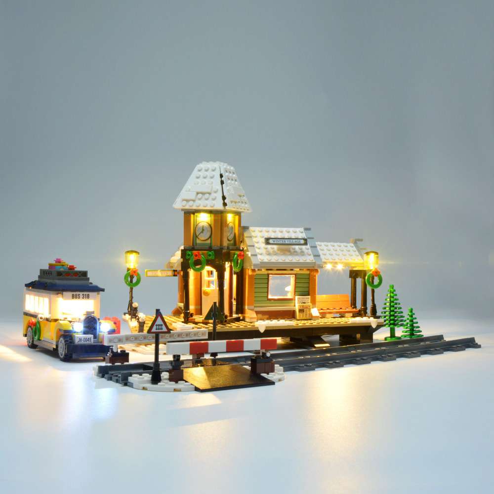 zene bricks LEGO Winter Village Station #10259 Light Kit